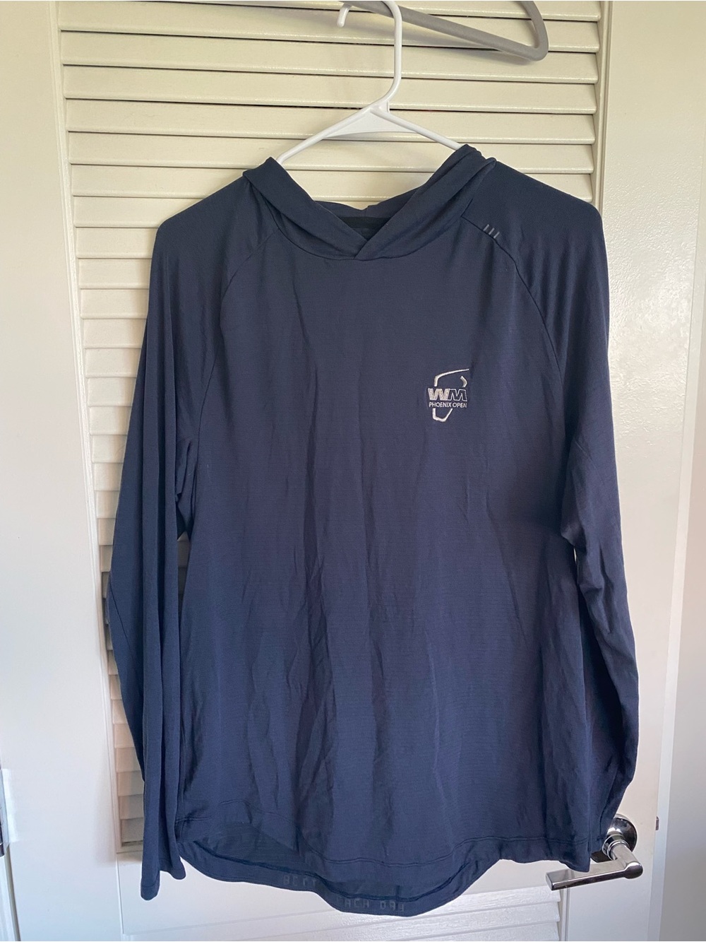 lululemon athletica Navy Hooded Long-Sleeve Top